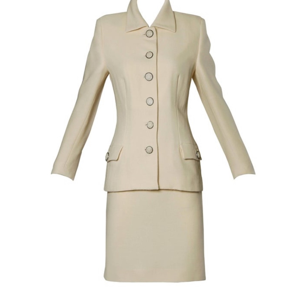 90’s Gianni Versace Couture silk suit set